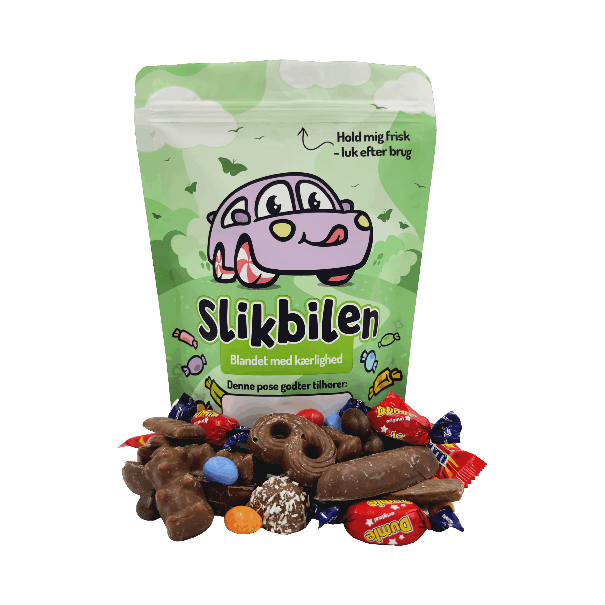 Slikbilen Chokolade Mix 250g