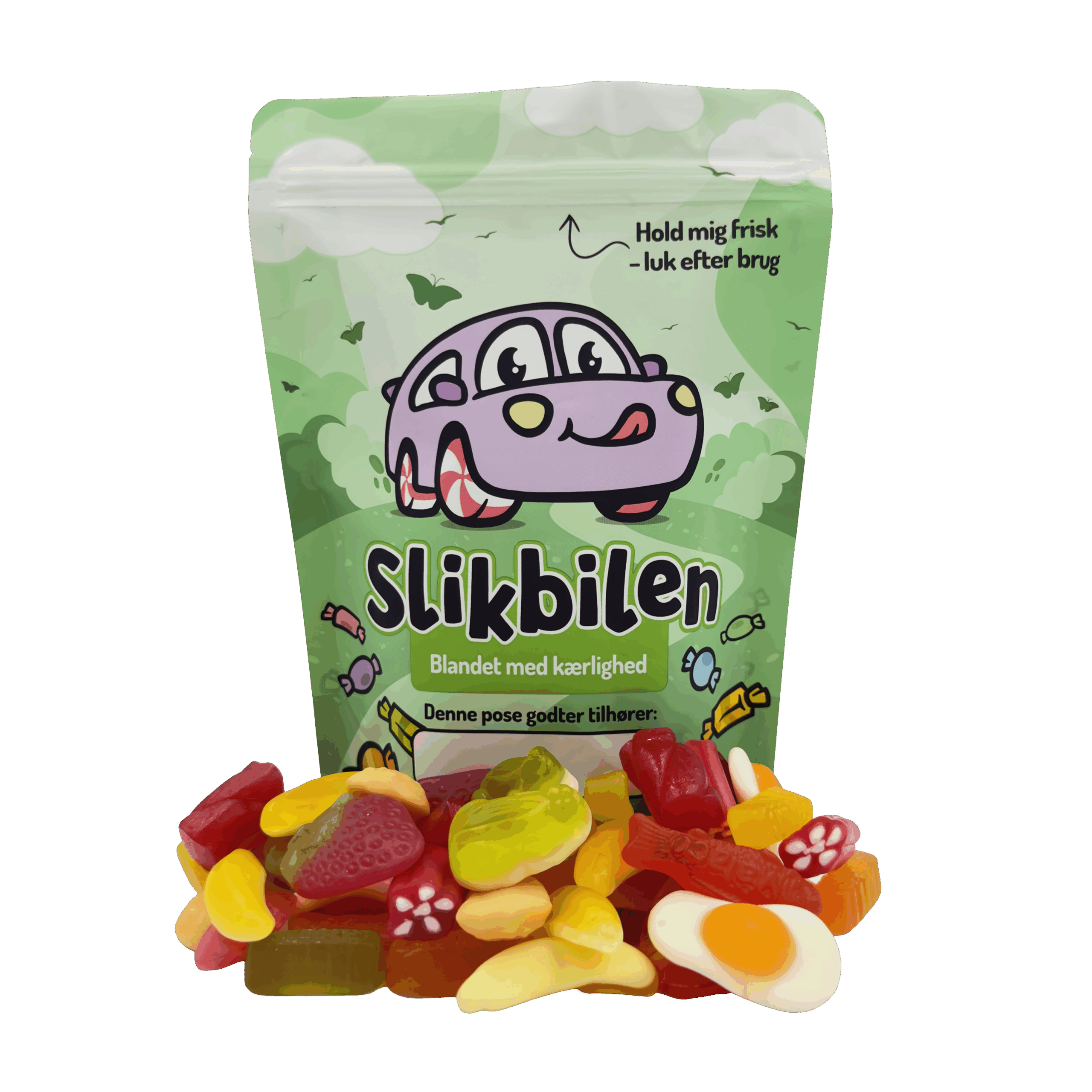 Slikbilen Vingummi Mix 650g
