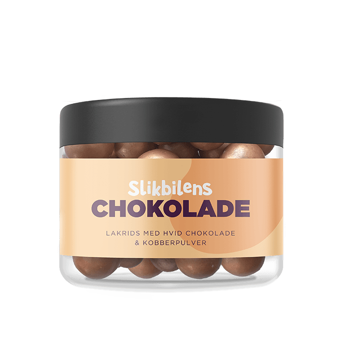 Lakridskugler med Hvid Chokolade & Kobberpulver Small - 260g