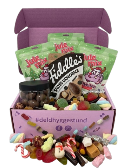 Julekassen - Deluxe Standard — 3 × 550 g + nødder + chokolade🎄🍬